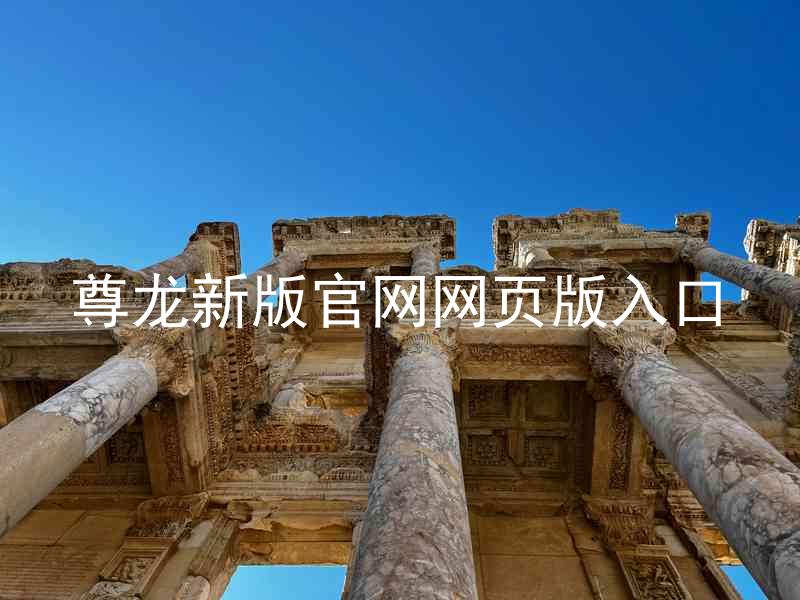 尊龙新版官网网页版入口